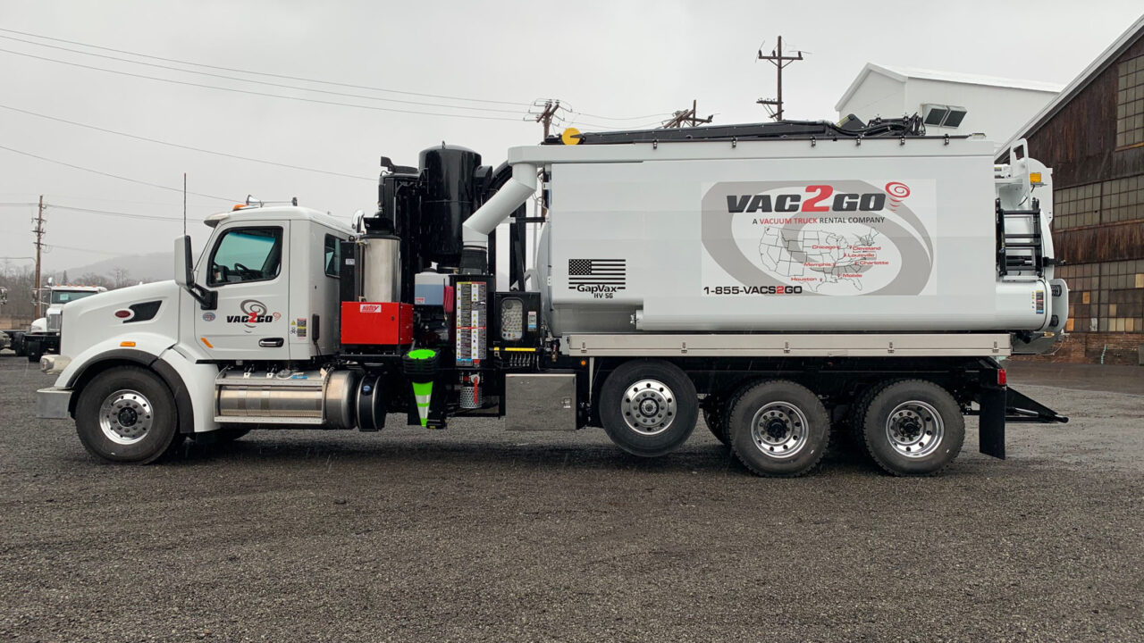 GapVax HV-56 Vacuum Truck Rental - Vac2Go Vacuum Truck Rentals